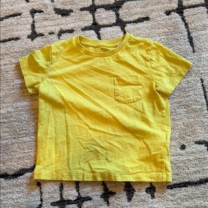 Mini Boden Bright Yellow Pocket Tee